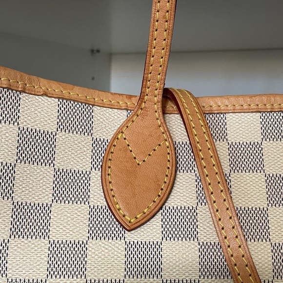 Louis Vuitton Damier Azur Neverfull Mm - Picture 9 of 10